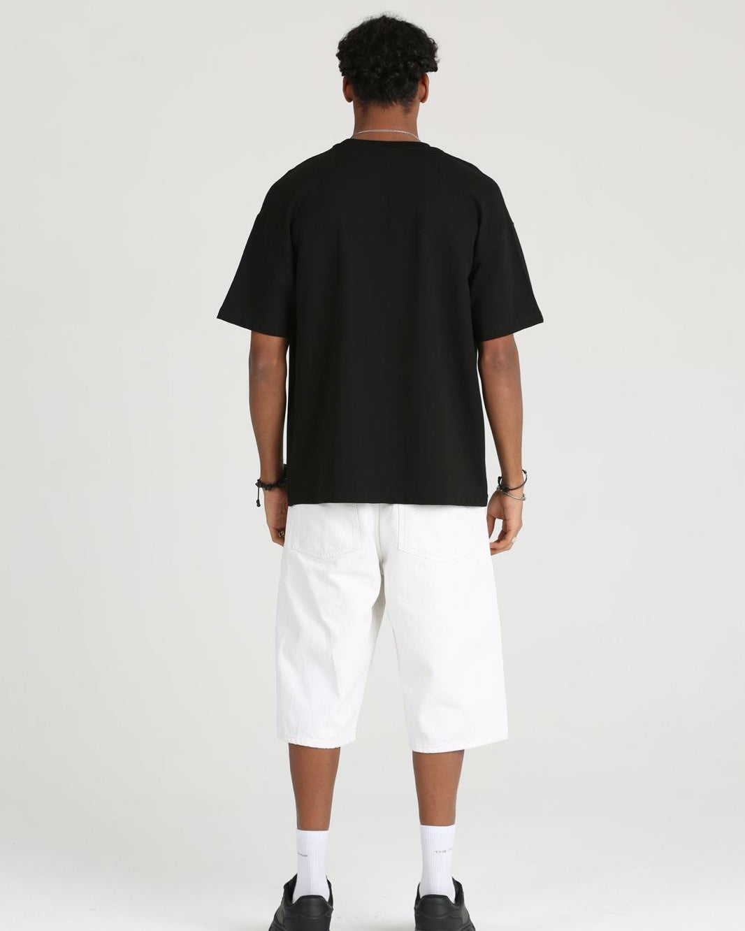 Erkek Basic ve Rahat Kesim Erkek Oversize  2 İplik Tişört