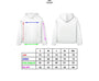 Kapüşonlu İçi Polar Pantone David Baskılı Füme Unisex Oversize Hoodie Sweatshirt