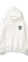 Kapüşonlu İçi Polar The Olympian Baskılı Beyaz Unisex Hoodie Sweatshirt