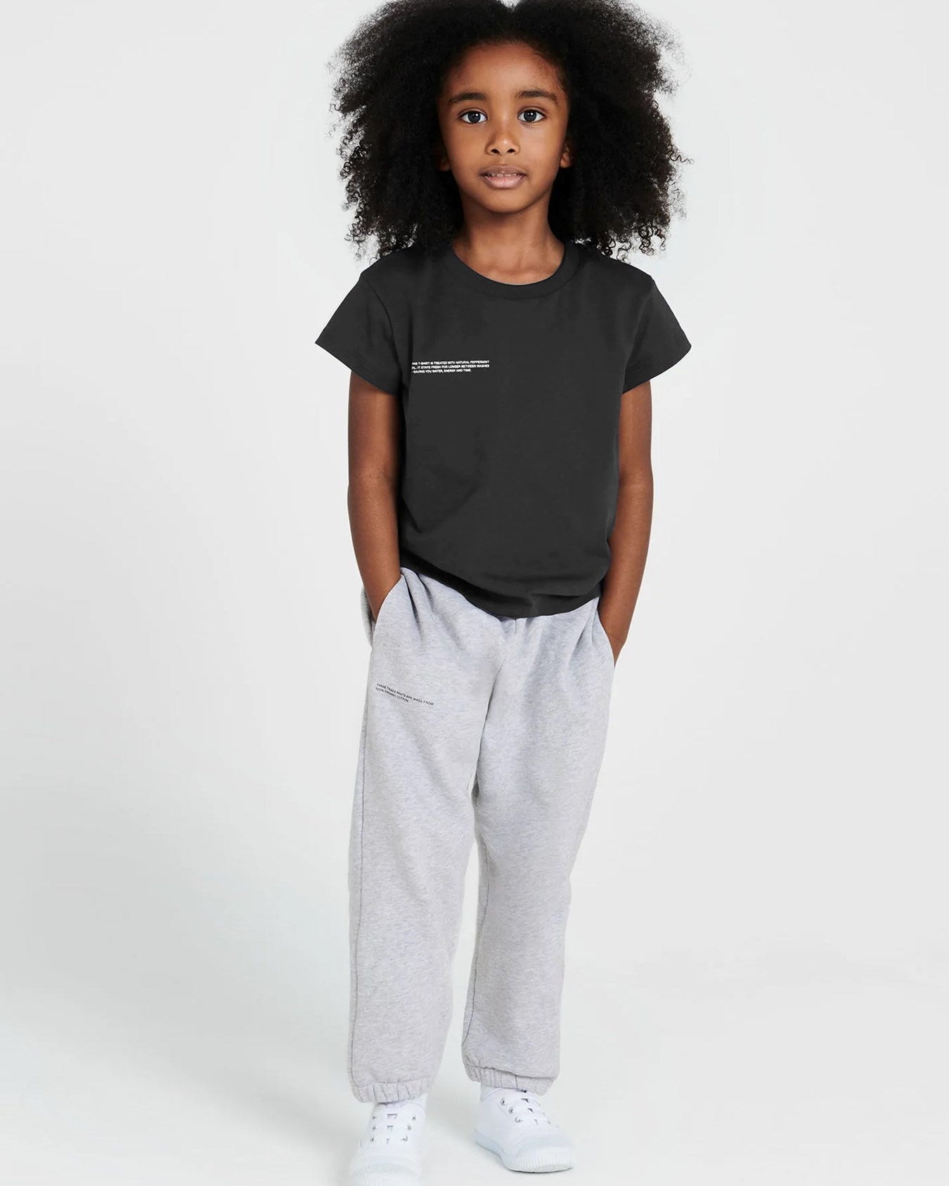 Siyah Çocuk Unisex Nature Concept Baskılı Oversize T-shirt