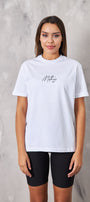 Mother Hood Yazılı Beyaz Kadın T-Shirt