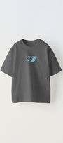 Surf California Yazılı Baskılı Füme Çocuk T-shirt