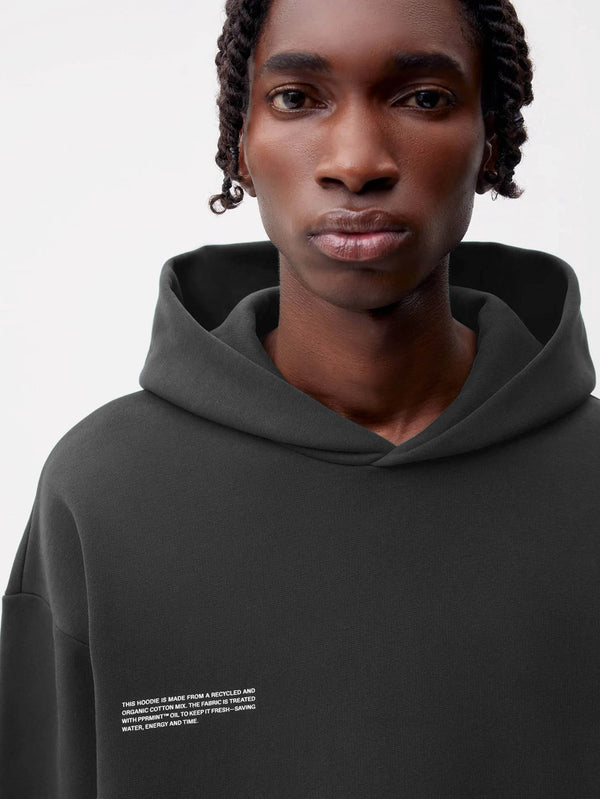 Füme Unisex Kapüşonlu Nature Concept Baskılı Oversize Hoodie Sweatshirt