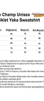 Oversize Unisex Sweatshirt Bordo – 3 İplik Şardonlu Polar Kumaş, Bisiklet Yaka, Salut Arka Baskılı