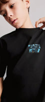 Surf California Yazılı Baskılı Siyah Çocuk T-shirt