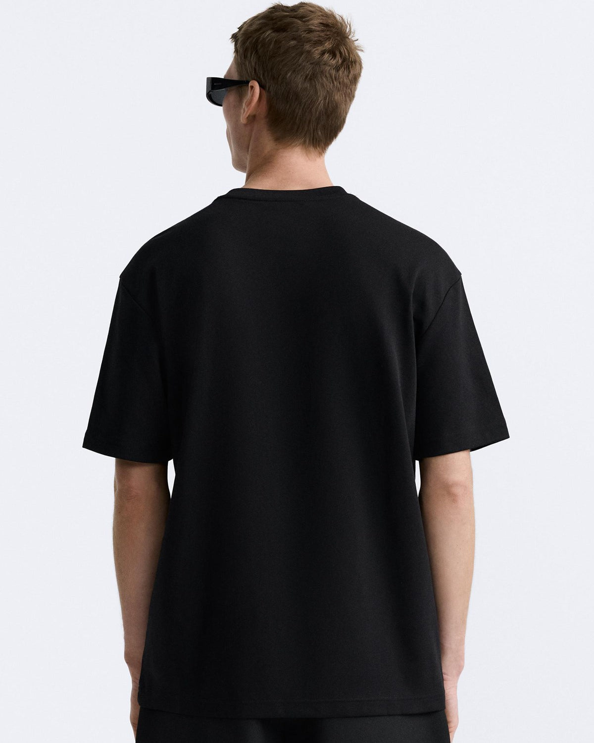 Bisiklet Yaka This İs Based On Real Life Story Baskılı Oversize Siyah Erkek T-shirt