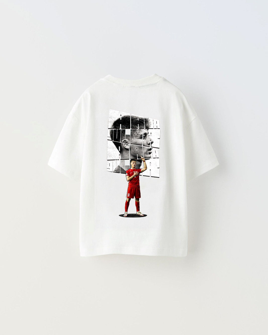 Euro 2024'ün Genç Yıldızları Arda Güler Baskılı Beyaz Çocuk T-shirt