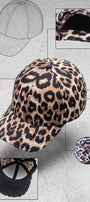 Kadın Leopar Desenli Beyzbol Şapkası Noir Leopard– Ayarlanabilir Siperli Günlük Cap