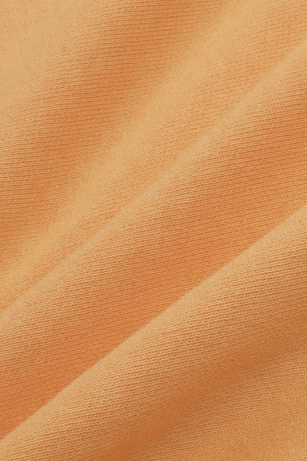 Kadın Oversize Sweatshirt Pembe  Kurdele Baskılı Turuncu – Bisiklet Yaka, 3 İplik Şardonlu Polar