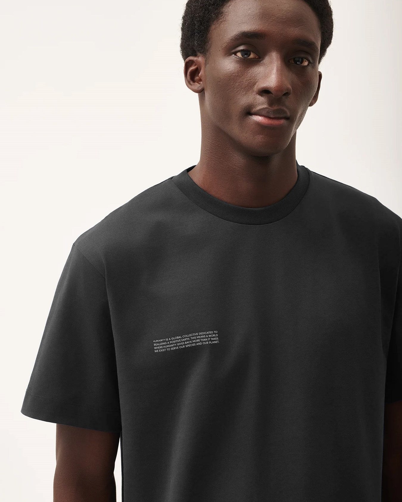 Füme Unisex Nature Concept Baskılı Oversize T-shirt