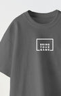 Bring Your Game Yazılı Futbol Tasarım Baskılı Füme Çocuk T-shirt