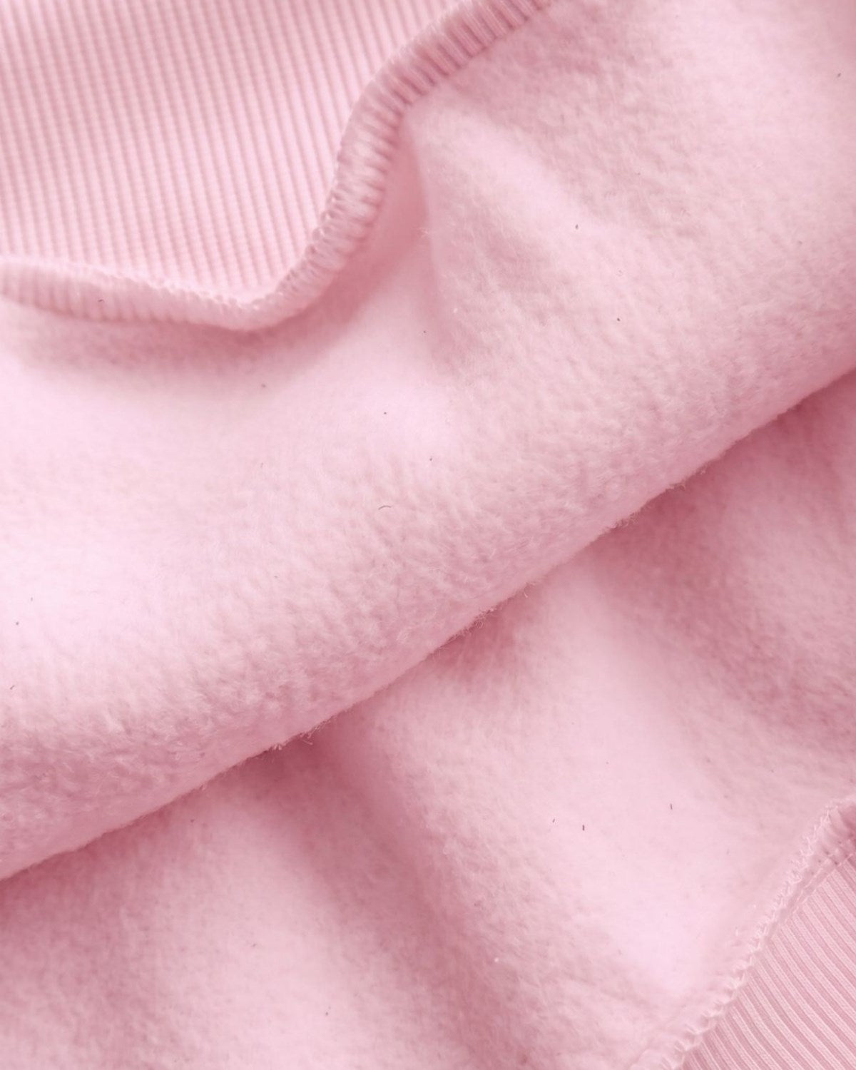 Unisex 2’li Oversize Basic Hoodie Beyaz & Pembe – Kapüşonlu, Cepli, 3 İplik Şardonlu Polar