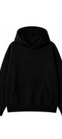 Kadın Oversize Hoodie Written & Directed Baskılı Siyah – Kapüşonlu, Sırt Baskılı, 3 İplik
