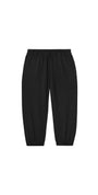 Beli Lastikli Paçası Lastikli Pamuklu Nefes Alan Nature Concept Regular Fit Jogger Siyah Çocuk Eşofm