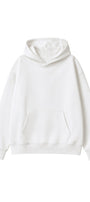 Kadın Oversize Hoodie Written & Directed Baskılı Beyaz – Kapüşonlu, Sırt Baskılı, 3 İplik