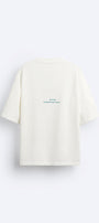 Bisiklet Yaka Organik Chernistry Baskılı Oversize Erkek T-shirt