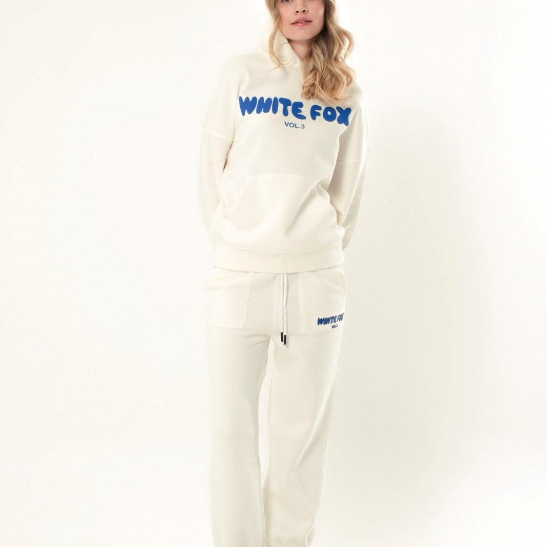 Kadın Oversize Kapüşonlu Sweatshirt ve Eşofman Takım Yüksek Rubber Baskı  Rahat ve Şık Tasarım