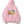 Kapüşonlu İçi Polar Satranç Cartoon Baskılı Pembe Unisex Oversize Hoodie Sweatshirt