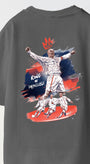 I Can Do All Thıngs Yazılı Futbol Tasarım Baskılı Füme Çocuk T-shirt
