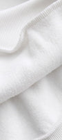 Kadın Oversize Hoodie Cry First Baskılı Beyaz – Kapüşonlu, Kanguru Cepli, 3 İplik Şardonlu Polar