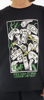 Play With Friends Yazılı Game Over Baskılı Siyah Erkek Çocuk T-Shirt