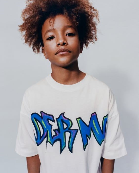Xder Mood Yazılı Beyaz Erkek Çocuk T-Shirt