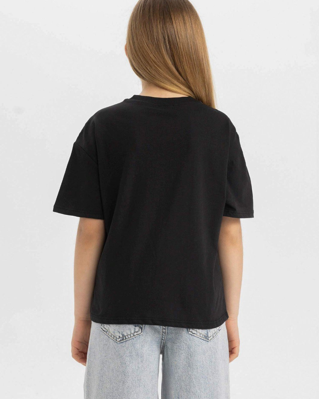 Extra Fun Yazılı Alevli Kalp Tasarım Baskılı Siyah Çocuk T-Shirt