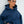 Kapüşonlu Içi Polar İndigo Unisex Oversize Hoodie Sweatshirt