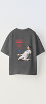 Bring Your Game Yazılı Futbol Tasarım Baskılı Füme Çocuk T-shirt