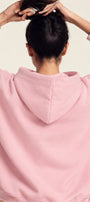 Kadın Oversize Hoodie 90’s Girl Baskılı Pembe – Kapüşonlu, Kanguru Cepli, 3 İplik Polar
