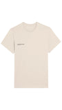 Krem Unisex Nature Concept Baskılı Oversize T-shirt