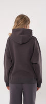 Kadın Oversize Kapüşonlu Sweatshirt ve Eşofman Takım Yüksek Rubber Baskı  Rahat ve Şık Tasarım