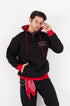 You Dont Have To Be Perfect Yazılı Kapüşonlu Bağcık Detaylı Fermuar Kapamalı Oversize Sweatshirt