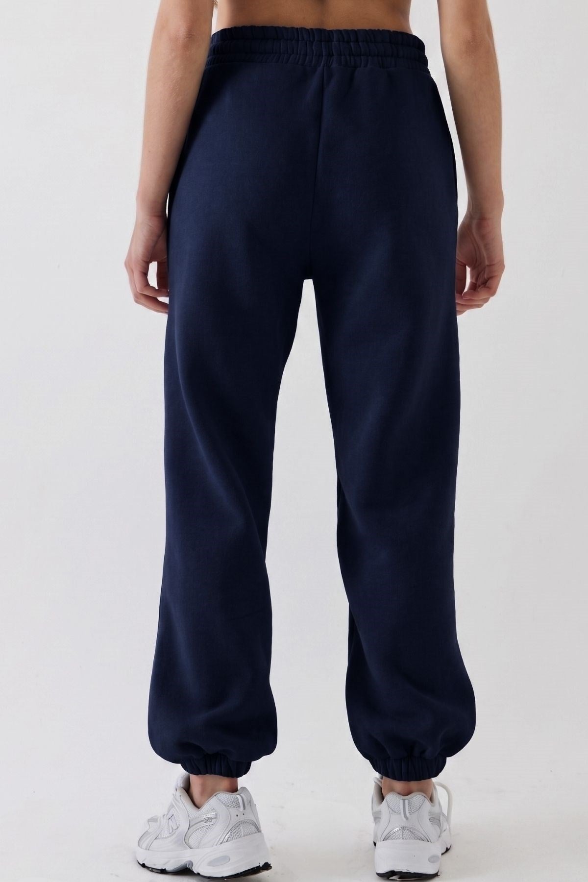 Unisex Oversize Eşofman Takımı Champ & Leisure Baskılı Lacivert – Kapüşonlu Üst, Lastikli Alt