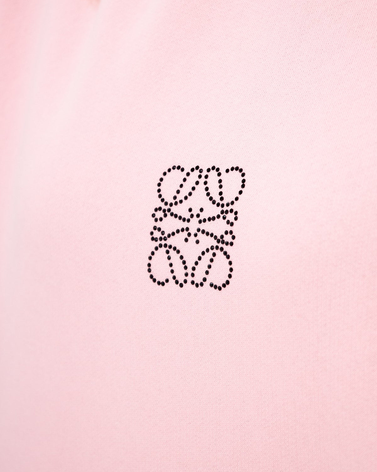 Kapüşonlu İçi Polar Taş Baskılı Pembe Oversize Hoodie Sweatshirt