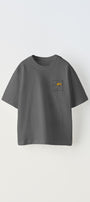 Sea Breeze Sunny Day California Yazılı Güneş Tasarım Baskılı Füme Çocuk T-Shirt