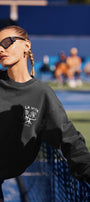 Kadın Oversize Sweatshirt Dolce Casa Baskılı Füme Konsept – Bisiklet Yaka, 3 İplik Şardonlu Polar