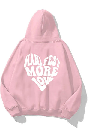Sevgili Kombin Manifest More Love Baskılı Oversize Unisex Sweatshirt