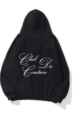 Club de Couture Baskılı Unisex Oversize Sweatshirt