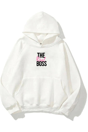 Sevgili Kombin The Real Boss Baskılı Kadın Sweatshirt