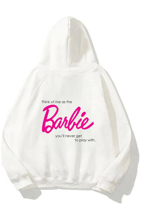  Barbie Baskılı Oversize Kadın Sweatshirt