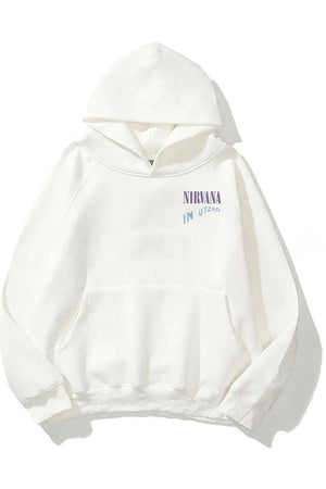 Nirvana in Utero Baskılı Unisex Oversize Sweatshirt